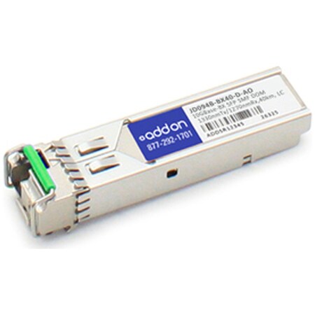 Add-On Addon Hp Jd094B Compatible Taa Compliant 10Gbase-Bx Sfp Transceiver JD094B-BX40-D-AO